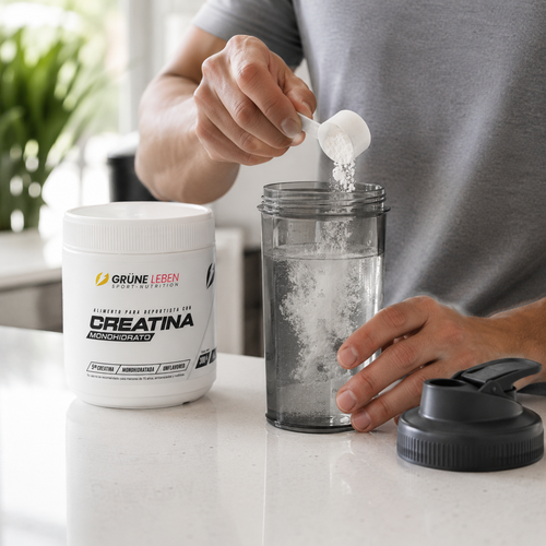 Creatina Monohidrato Grüne Leben Alta Pureza 300 g